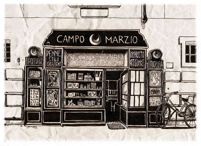 Campo marzio: росчерком пера от мастерской до бутика