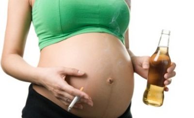 Последствия курения и употребления алкоголя при беременности