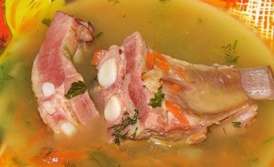 Приготовление горохового супа с различными видами мяса